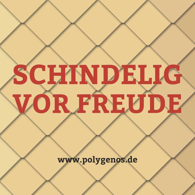 Postkarte Schindelig vor Freude