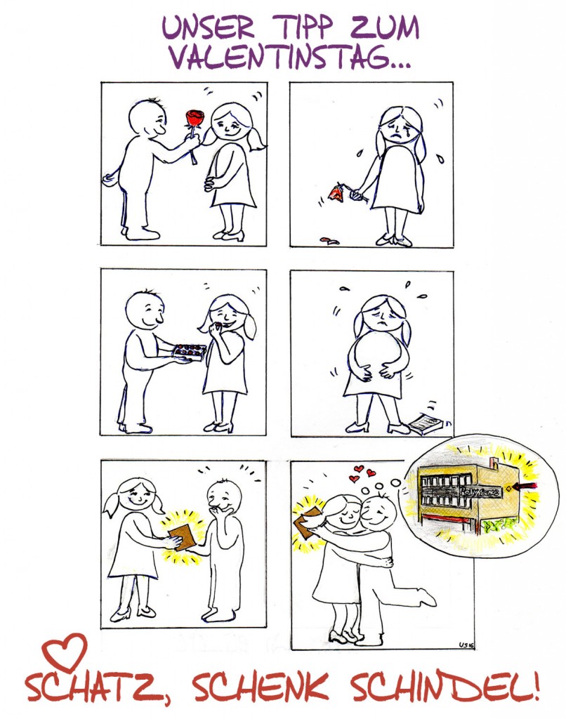 Schatz, schenk Schindel (Comic.)