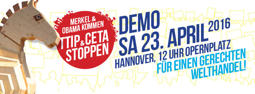 TTIP-Demo Hannover 23. April 2016